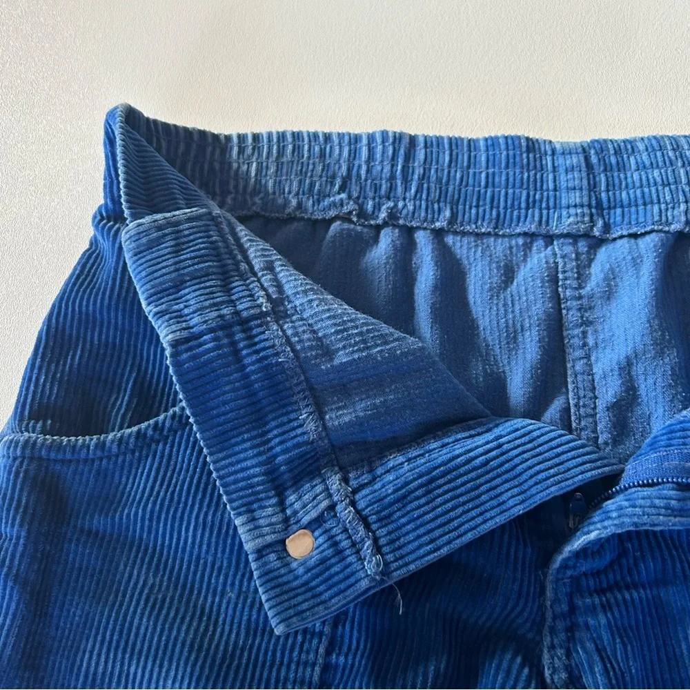 Vintage OP Ocean Pacific blue corduroy shorts 33 - Picture 10 of 15